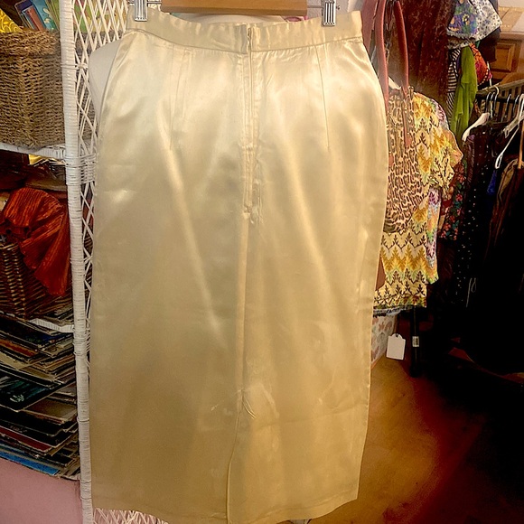 Vintage BIBA- authentic early 1970’s, Barbara Hulanicki designed, satin skirt - Picture 5 of 12